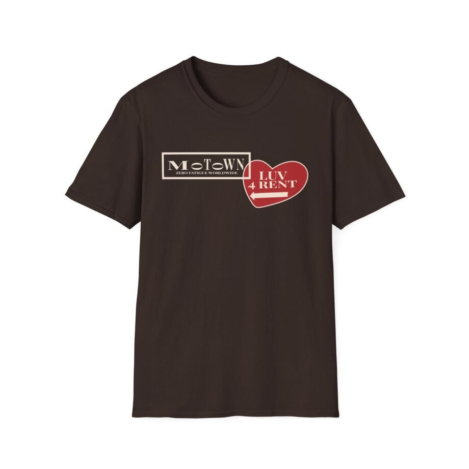 Motown Records Luv 4 Rent Unisex Soft-style T-shirt