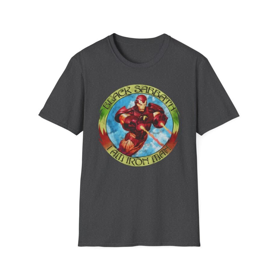 BS Iron Man Circle Unisex Softstyle T-Shirt