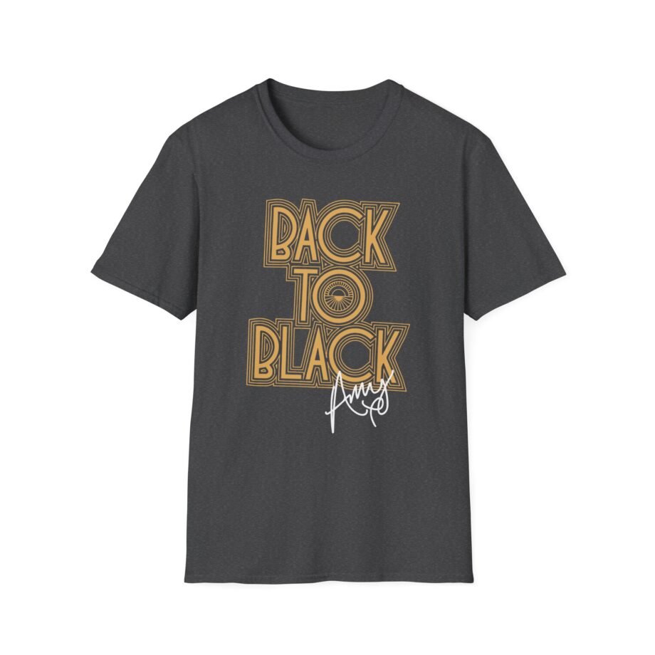 Amy Winehouse Back to Black Unisex Softstyle T-Shirt