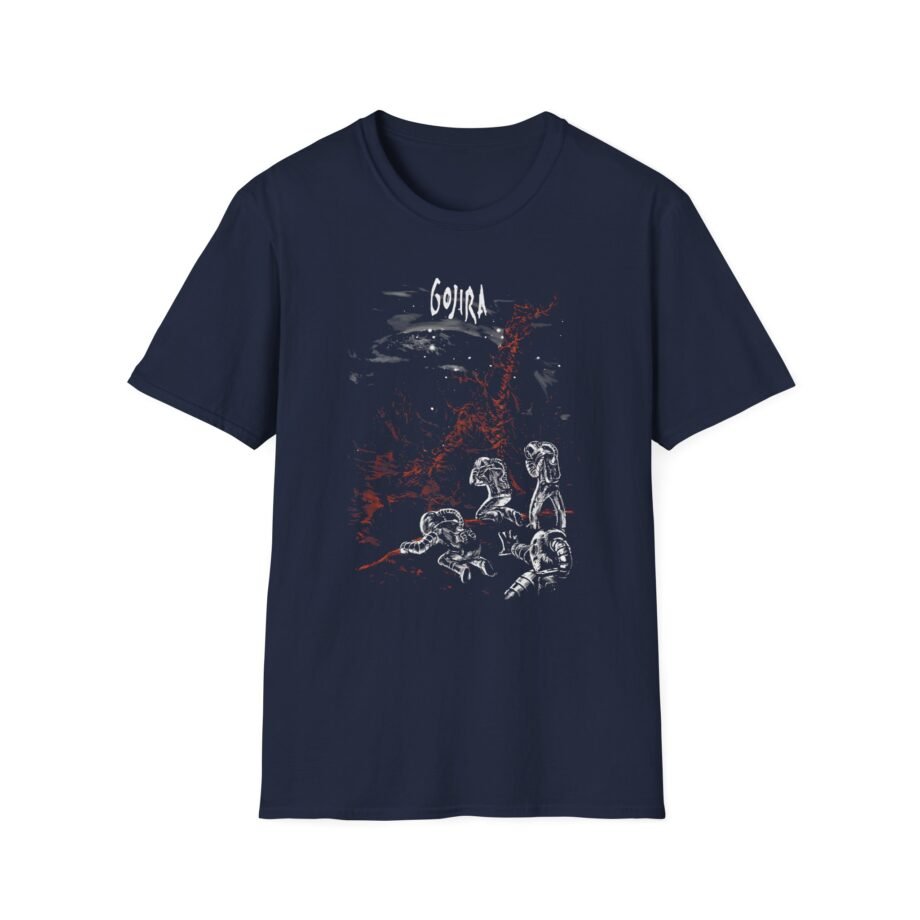 Gojira Eiffel Falls Unisex Softstyle T-Shirt