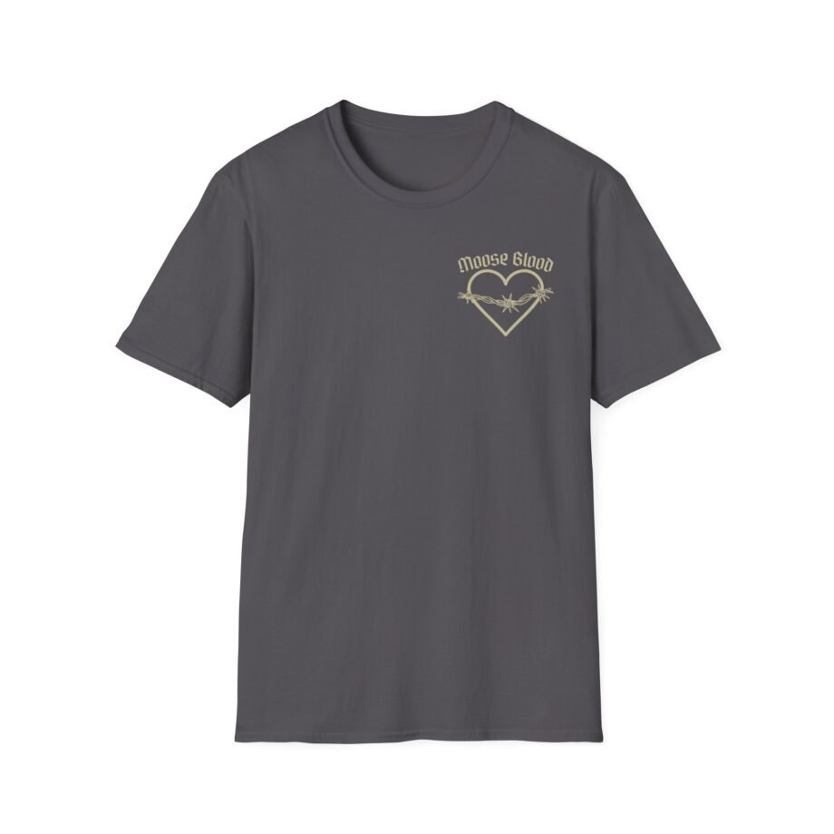 Moose Blood Barbed Wire Heart Unisex Softstyle T-Shirt