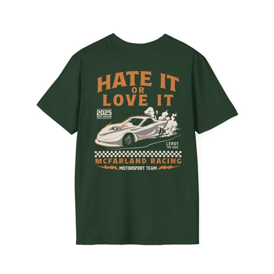 Cleetus Mcfarland Hate It or Love It Leroy Unisex Softstyle T-Shirt