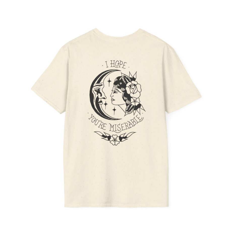 Moose Blood Traditional Tattoo Desig Unisex Softstyle T-Shirt