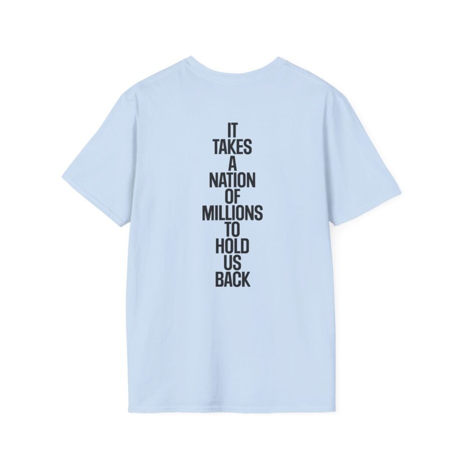 Public Enemy Nation Stack Text Unisex Softstyle T-Shirt