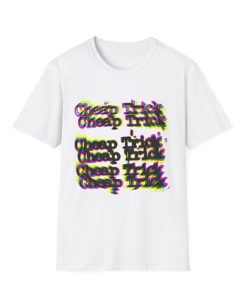 Cheap Trick 3d Logo Unisex Softstyle T-Shirt
