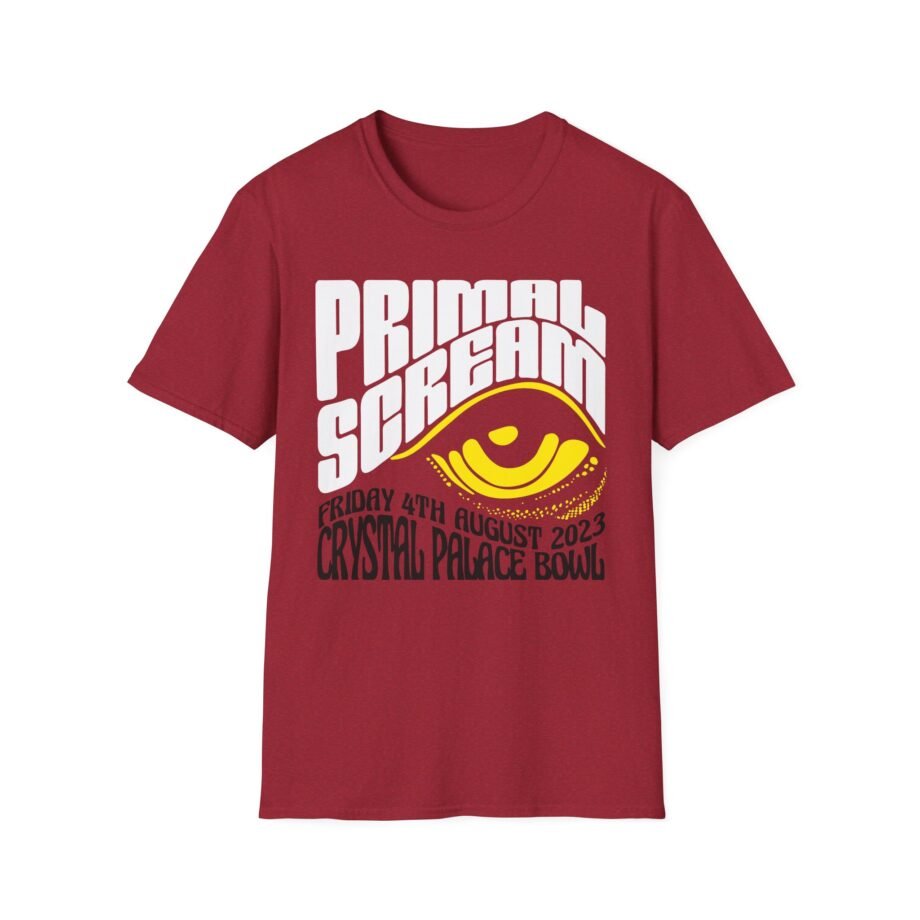 Primal Scream London Crystal Palace Bowl Unisex Softstyle T-Shirt