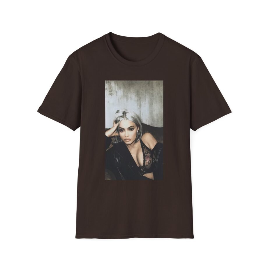 Kylie Jenner Kylie & Kendall Lace & Leather Unisex Softstyle T-Shirt