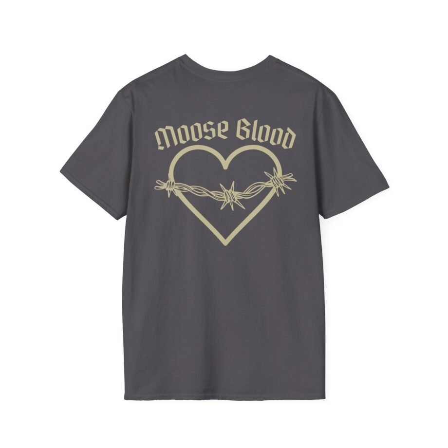 Moose Blood Barbed Wire Heart Unisex Softstyle T-Shirt