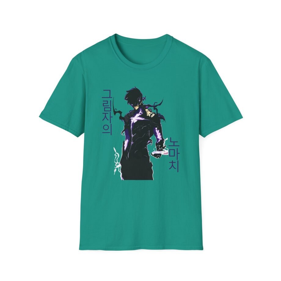 Solo Leveling Hunter Sung Jin Woo Unisex Softstyle T-Shirt