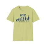 Acdc Evolution of Rock Unisex Softstyle T-Shirt