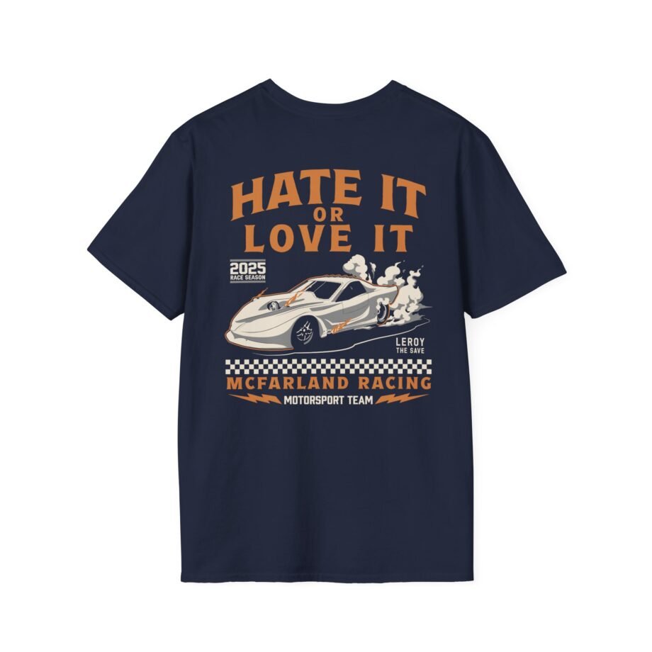 Cleetus Mcfarland Hate It or Love It Leroy Unisex Softstyle T-Shirt