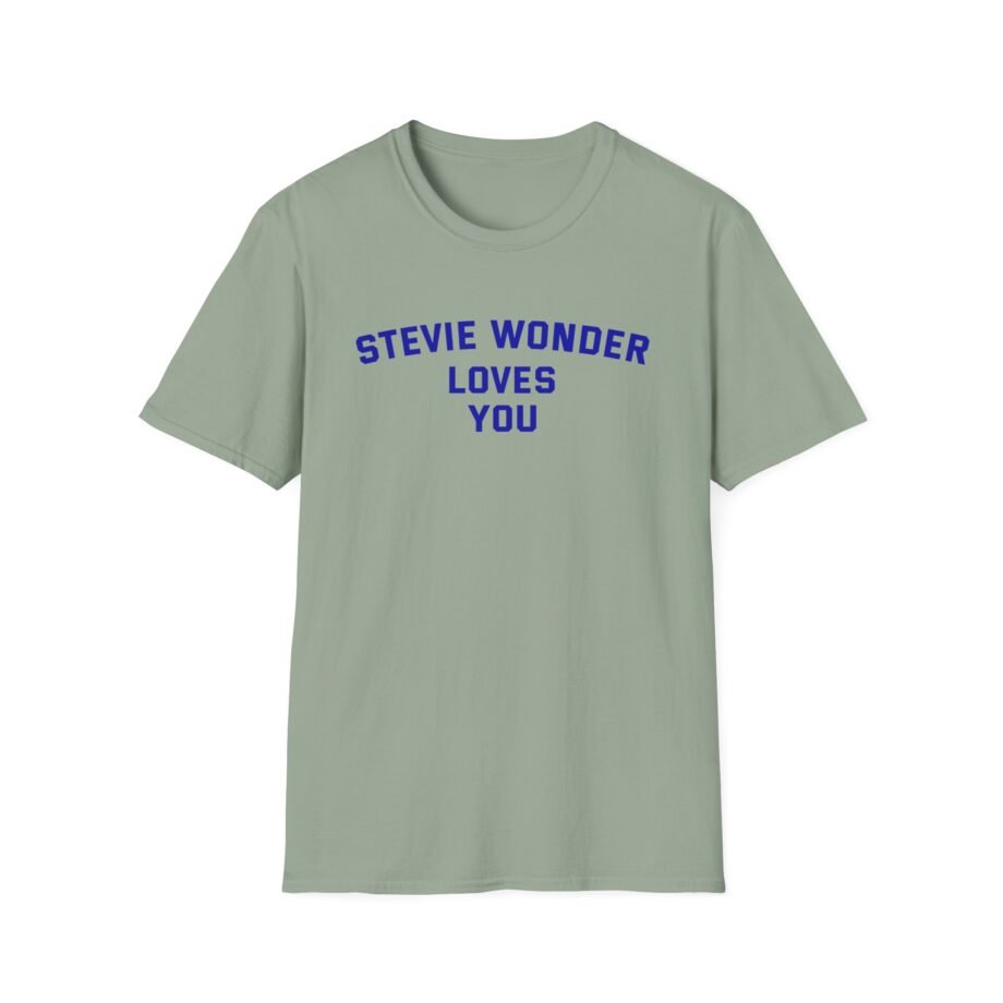 Stevie Wonder Loves You Unisex Softstyle T-Shirt