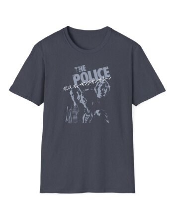 The Police Japan Retro Unisex Softstyle T-Shirt