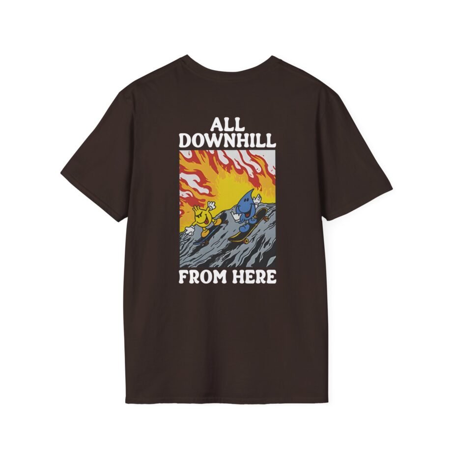 New Found Glory It’s All Downhill From Here Flame Unisex Softstyle T-Shirt