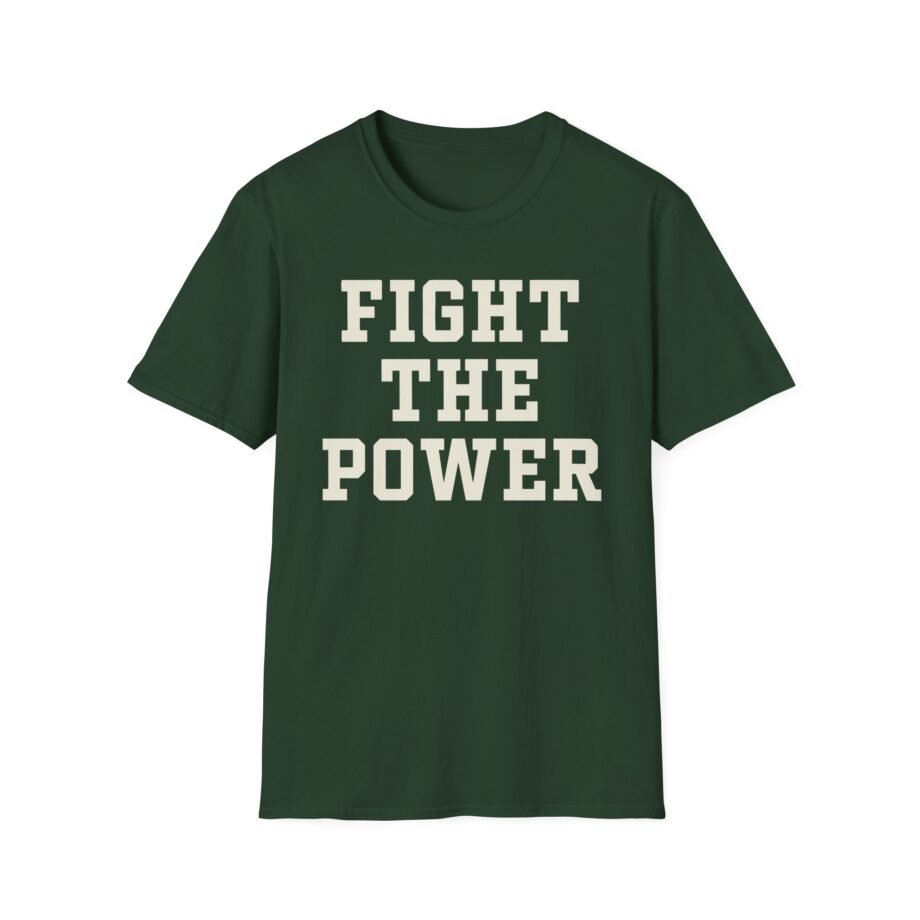 Public Enemy Fight the Power Text Unisex Softstyle T-Shirt