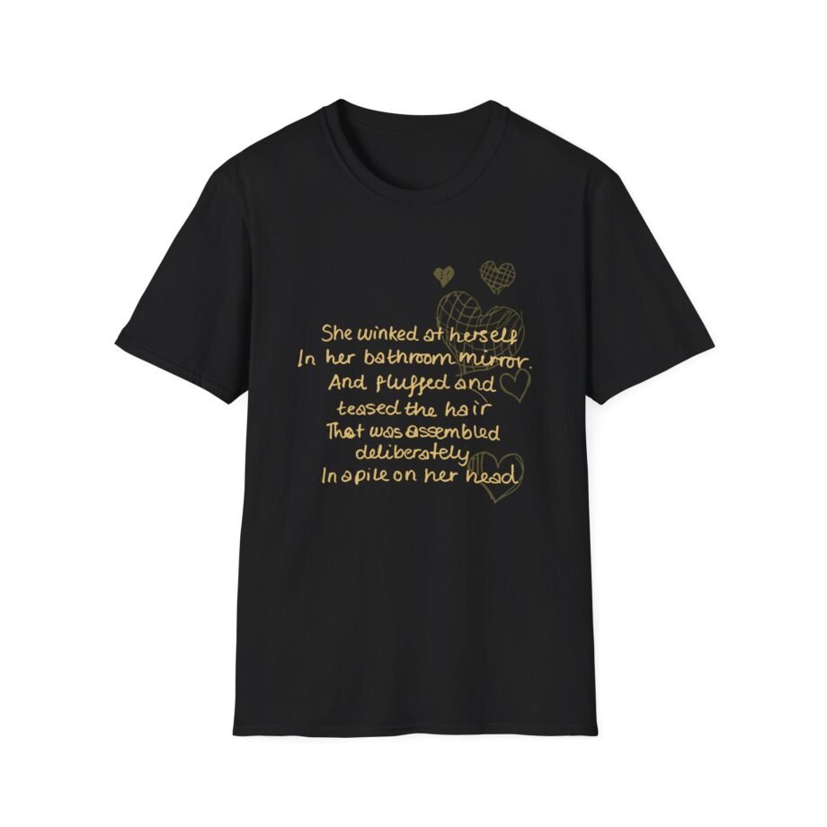 Amy Winehouse Poem Unisex Softstyle T-Shirt