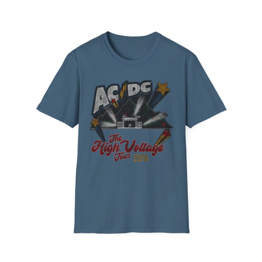 Acdc the High Voltage Tour Unisex Softstyle T-Shirt