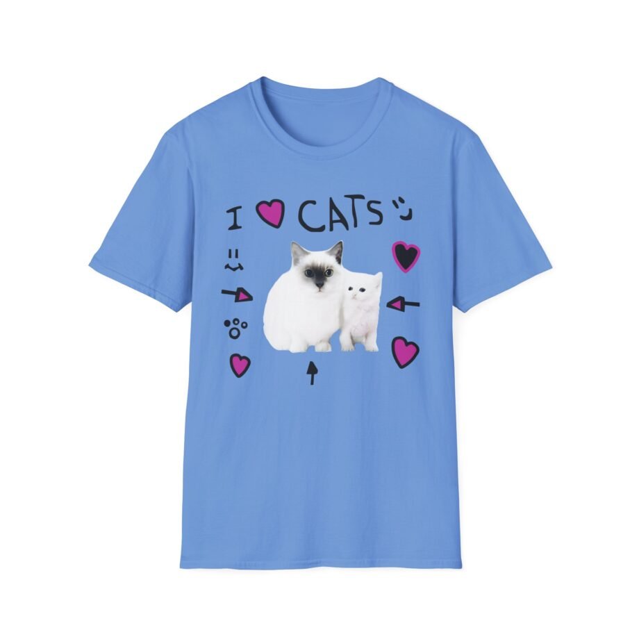 Denis I Love CatsUnisex Softstyle T-Shirt