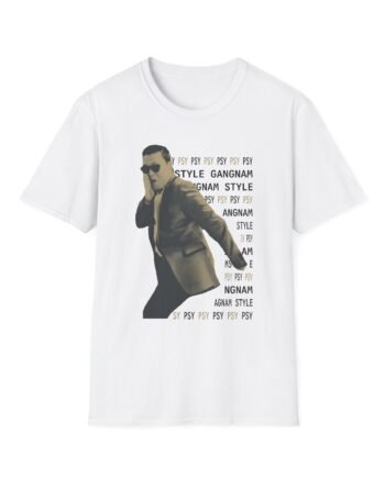 P S Profile Text Repeat Unisex Softstyle T-Shirt