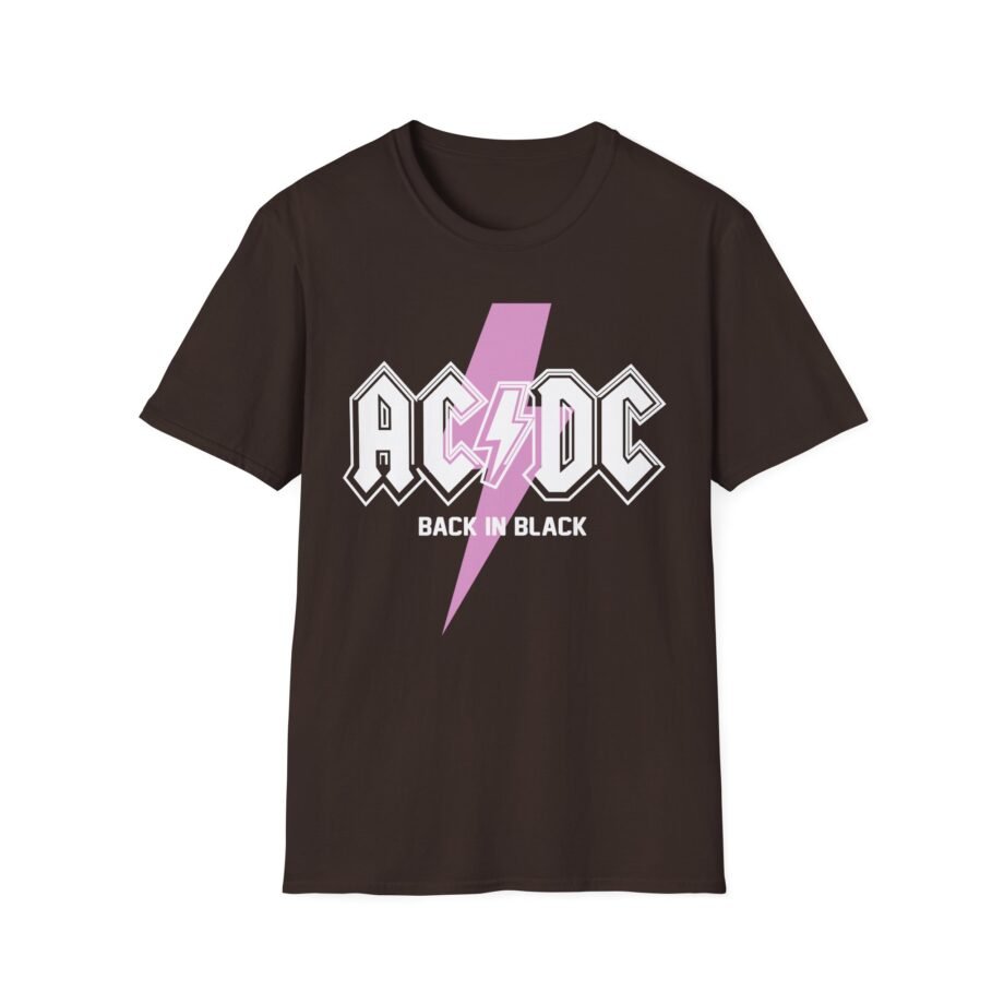 Acdc Back in Black Unisex Softstyle T-Shirt
