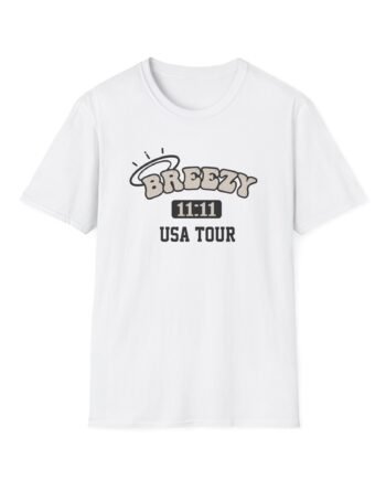 Chris Brown Breezy 11 11 Usa Tour Unisex Softstyle T-Shirt