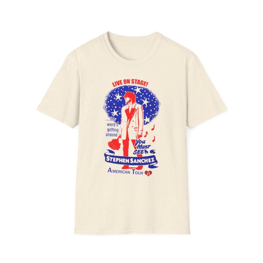Stephen Sanchez Tour Ringer Unisex Softstyle T-Shirt