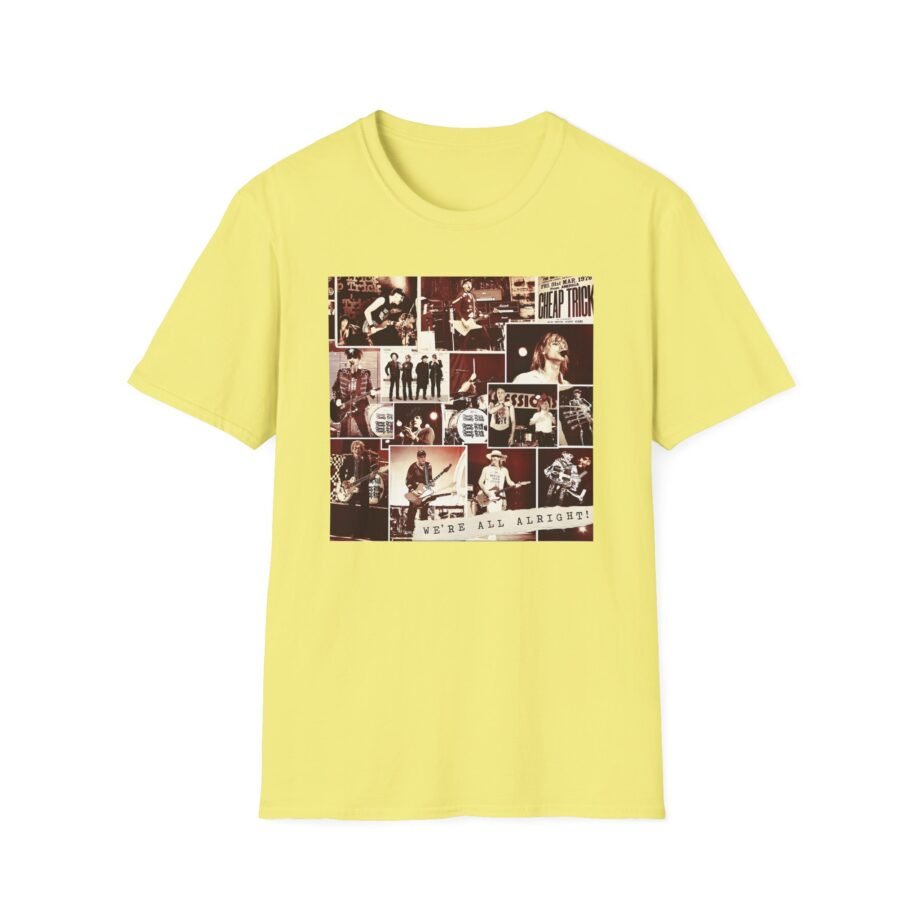 Cheap Trick Photo Collage Unisex Softstyle T-Shirt