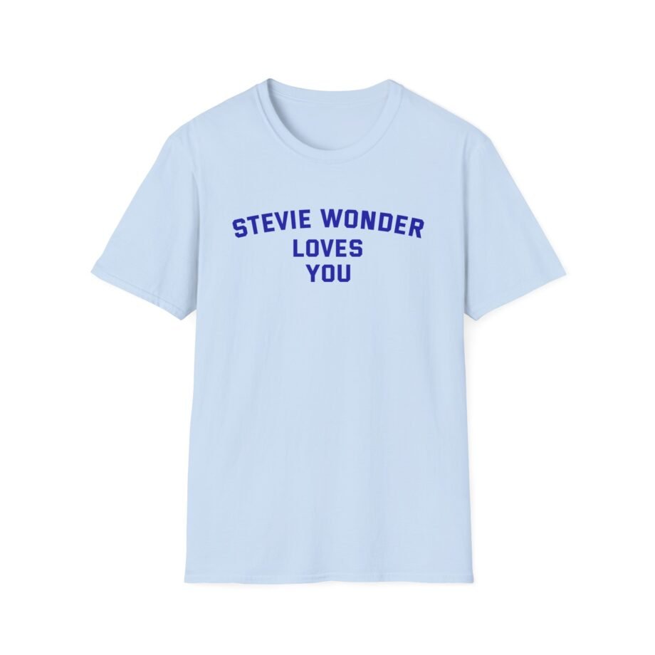 Stevie Wonder Loves You Unisex Softstyle T-Shirt