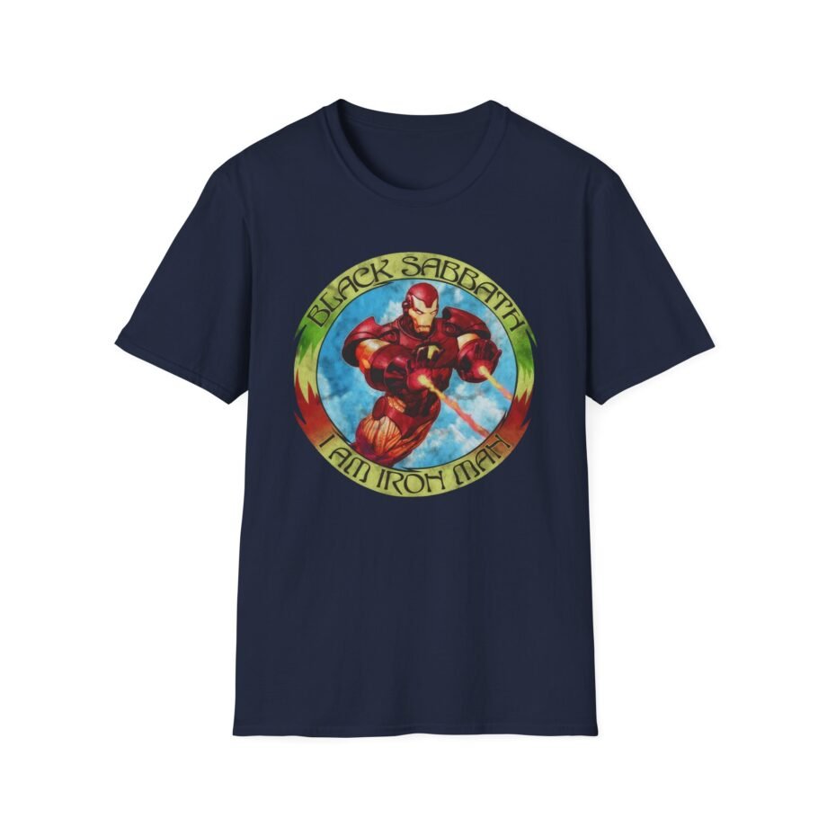 BS Iron Man Circle Unisex Softstyle T-Shirt