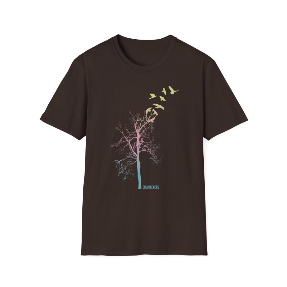 Courteeners Pastel Ombre Tree Unisex Softstyle T-Shirt