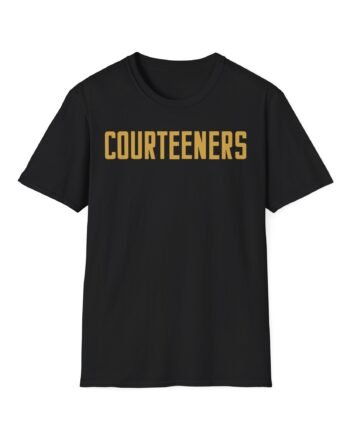 Courteeners Metallic Gold Logo Unisex Softstyle T-Shirt