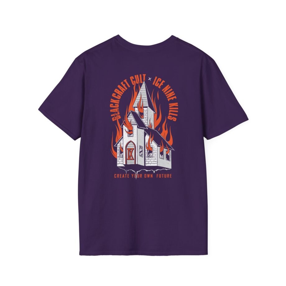 Ice Nine Kills Ink Burning Church Unisex Softstyle T-Shirt