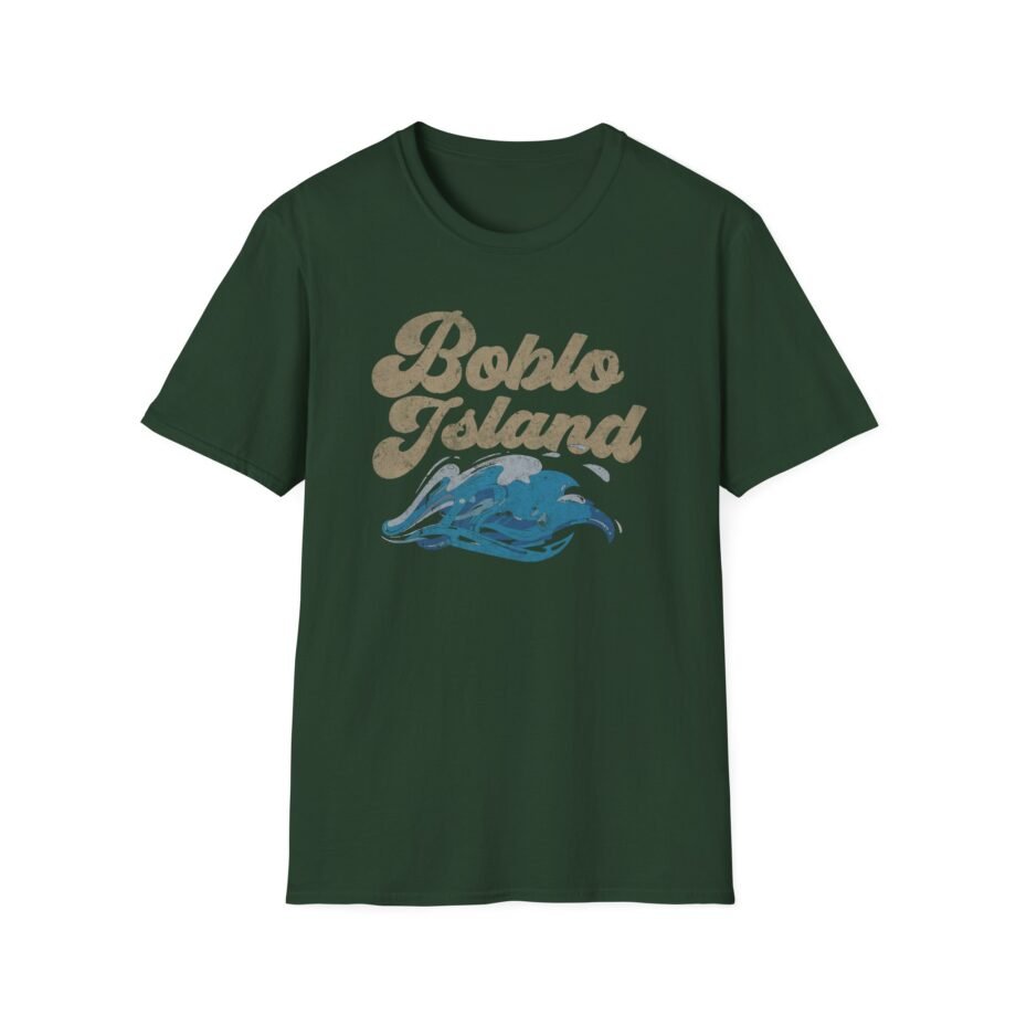 Detroit Lions Boblo Island Retro Ringer Unisex Softstyle T-Shirt