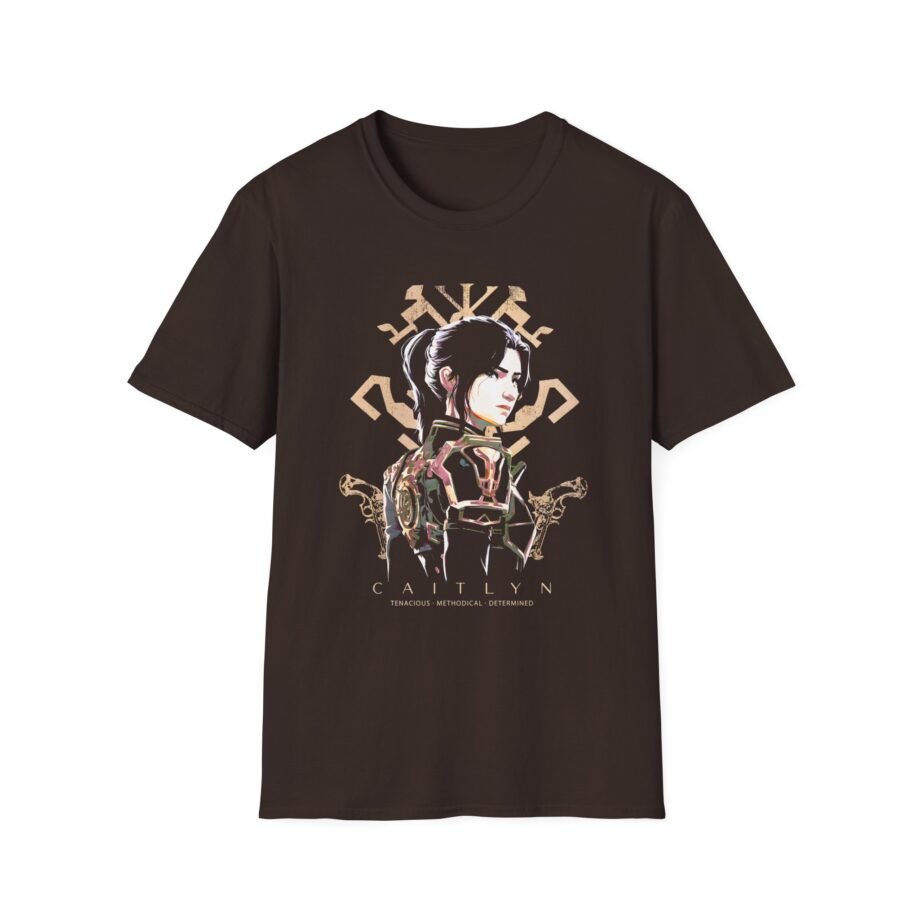 Arcane League of Legends Caitlyn With Kiramman Insignia Unisex Soft-style T-shirt