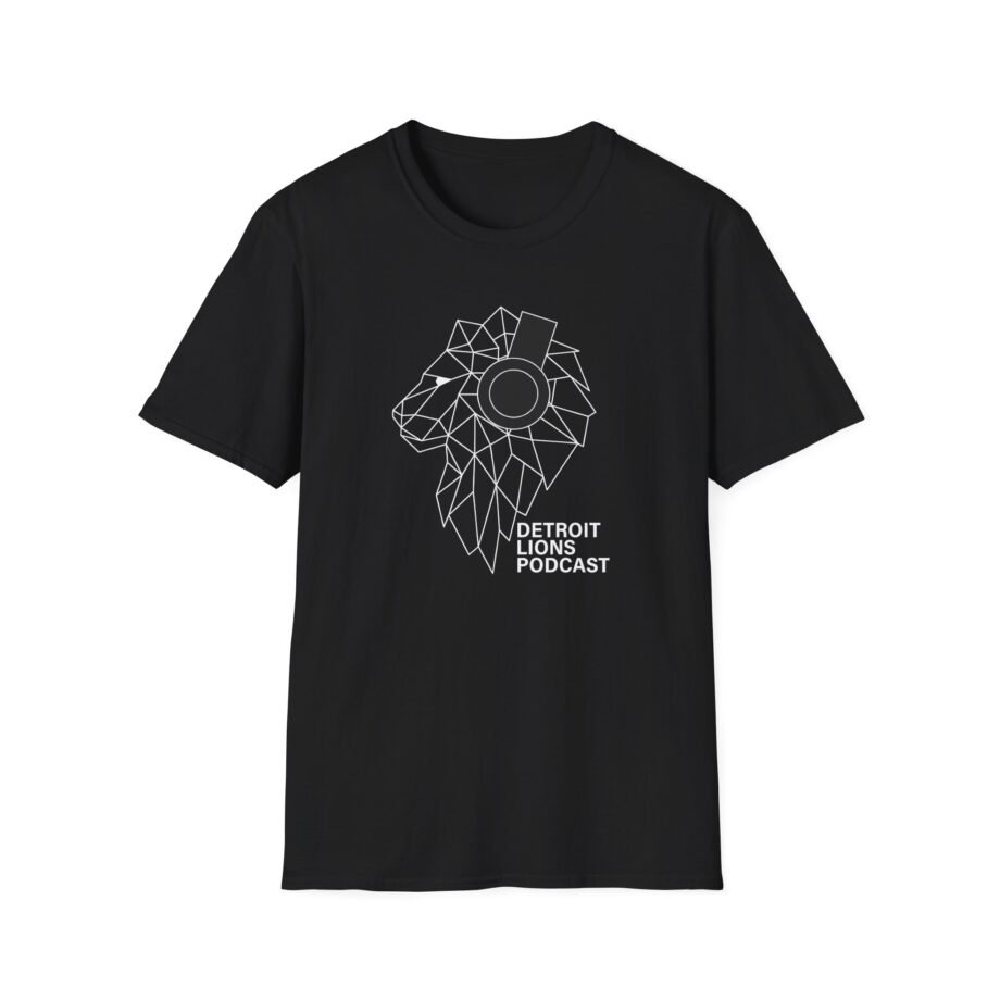 Detroit Lions Dlp Logo Unisex Softstyle T-Shirt