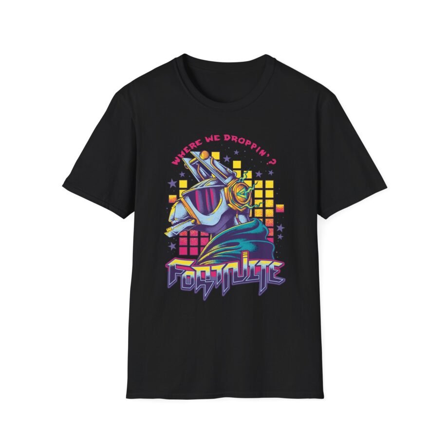 Fortnite Where We Droppin' Unisex Softstyle T-Shirt
