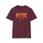 Acdc 1973 Ombr Logo Unisex Softstyle T-Shirt