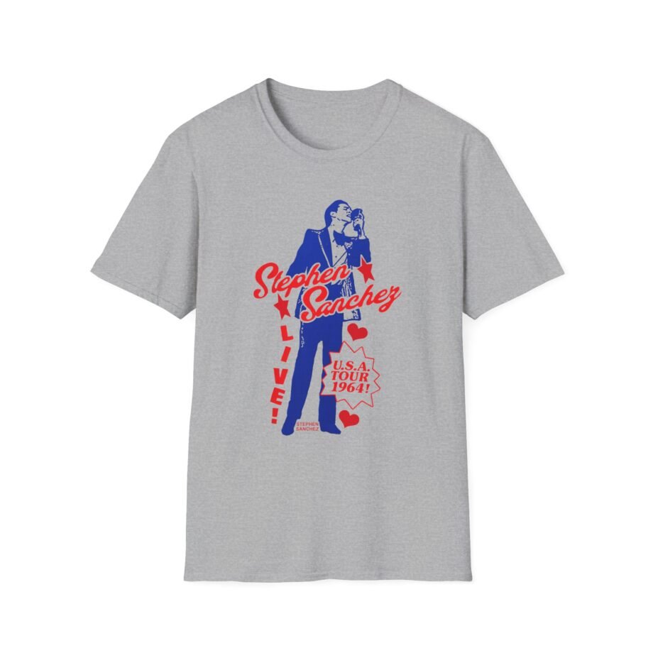 Stephen Sanchez Live U.s.a. Tour 1964 Unisex Softstyle T-Shirt