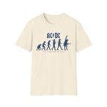 Acdc Evolution of Rock Unisex Softstyle T-Shirt
