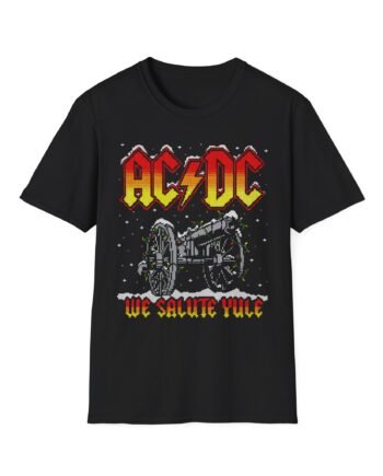Acdc We Salute Yule Holiday Unisex Softstyle T-Shirt