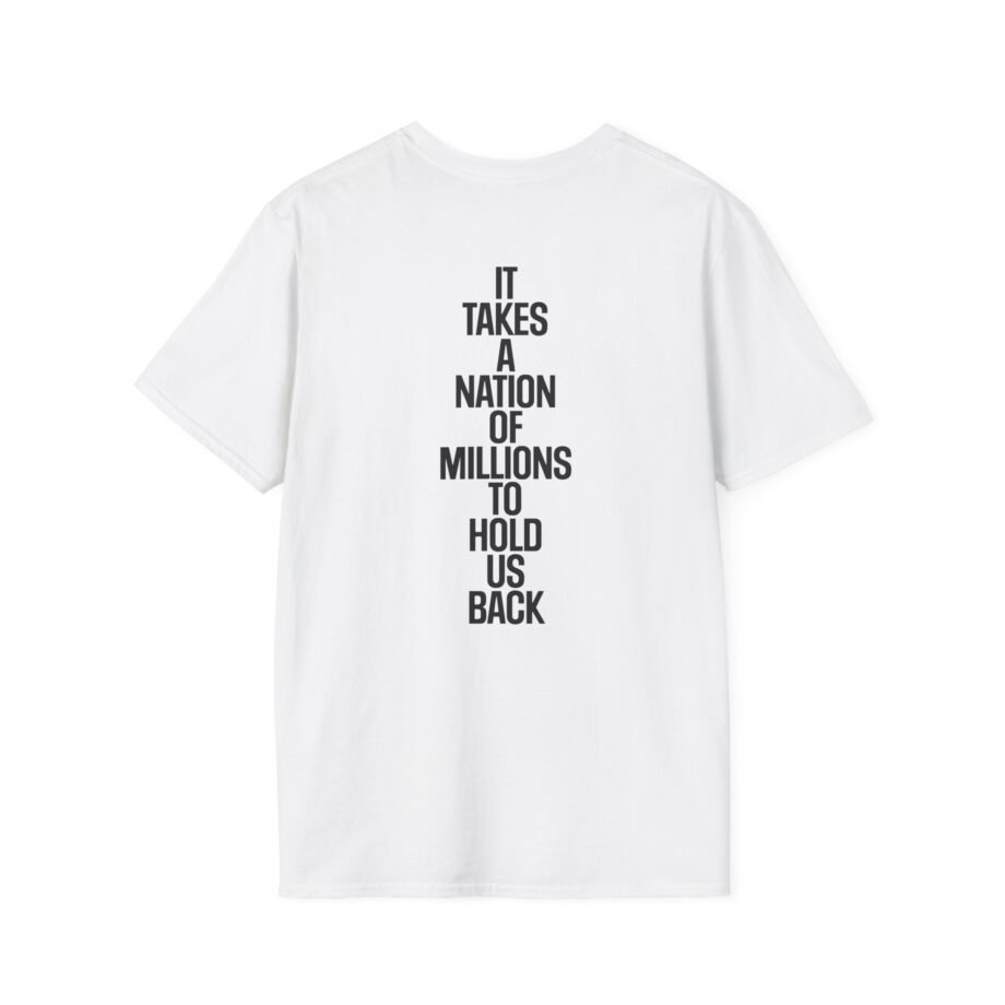 Public Enemy Nation Stack Text Unisex Softstyle T-Shirt