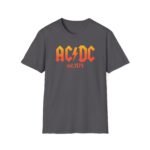 Acdc 1973 Ombr Logo Unisex Softstyle T-Shirt