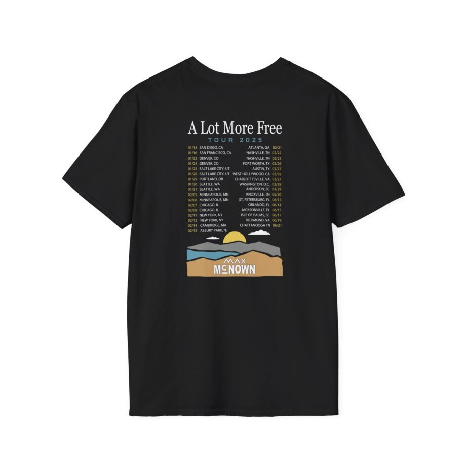 Max Mcnown US Tour Unisex Softstyle T-shirt