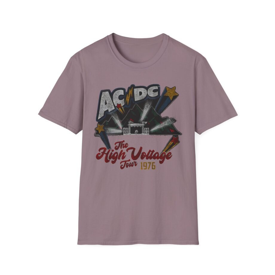 Acdc the High Voltage Tour Unisex Softstyle T-Shirt