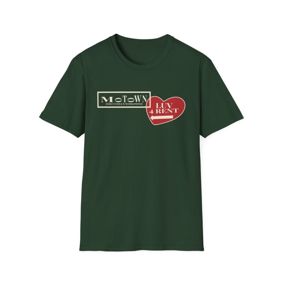 Motown Records Luv 4 Rent Unisex Soft-style T-shirt