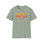 Acdc 1973 Ombr Logo Unisex Softstyle T-Shirt