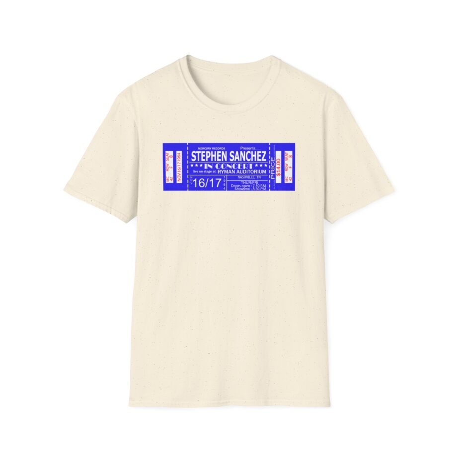 Stephen Sanchez Live in Concert Ryman Auditorium Unisex Softstyle T-Shirt