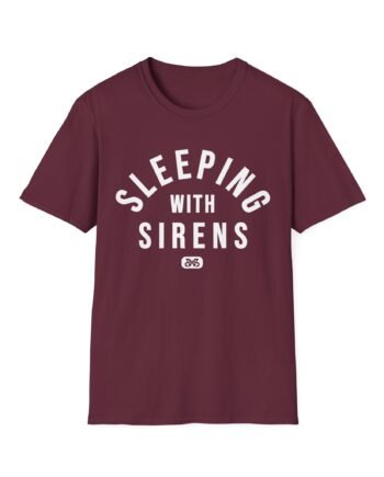 Sleeping With Sirens Arch Maroon Unisex Softstyle T-Shirt