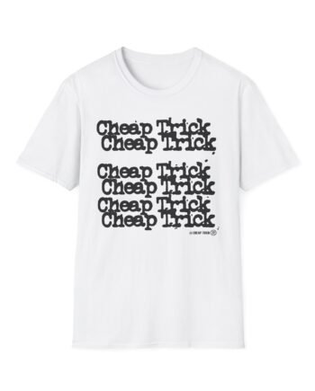 Cheap Trick Stacked Logo Unisex Softstyle T-shirt