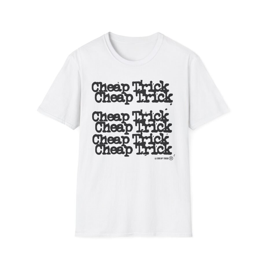 Cheap Trick Stacked Logo Unisex Softstyle T-shirt